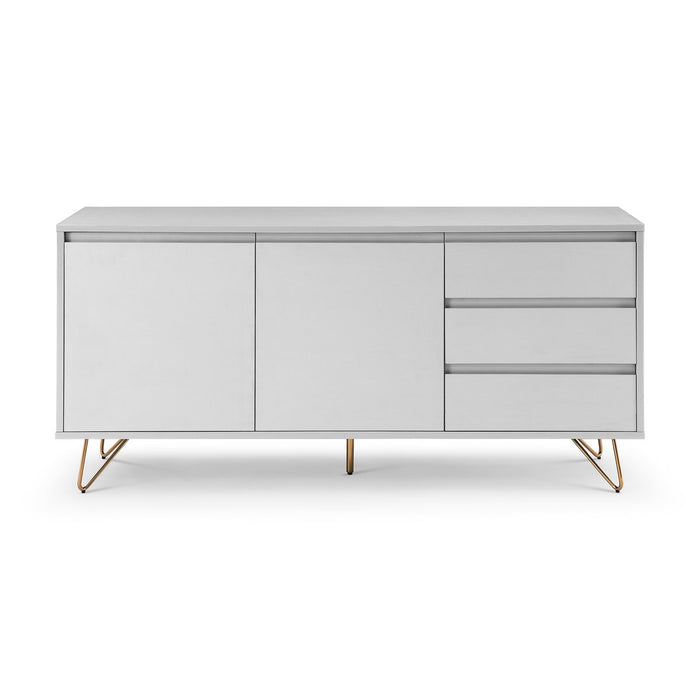 Sideboard Scandi - white gold