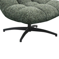 Lounge-Sessel mit Drehgestell – Beige oder khaki – 77 x 93 cm – weich gepolstert & modern