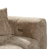 3-Sitzer Sofa mit verschiebbarem Modul – Bouclé-Stoff – 166×179×91 cm – modern & flexibel