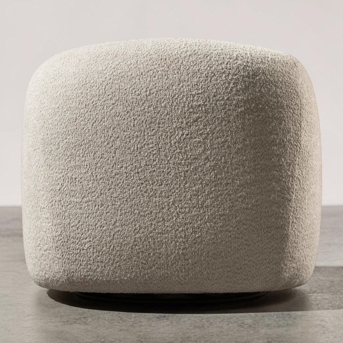 Montreal Sessel Beige — Bouclé Strukturstoff