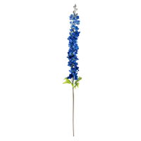 Seidenkunstblume Grand Delphinium aus Kunststoff – kräftig blau – 120 cm