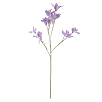 Seidenkunstblume Orchidee aus Kunststoff – fliederfarben – 84 cm