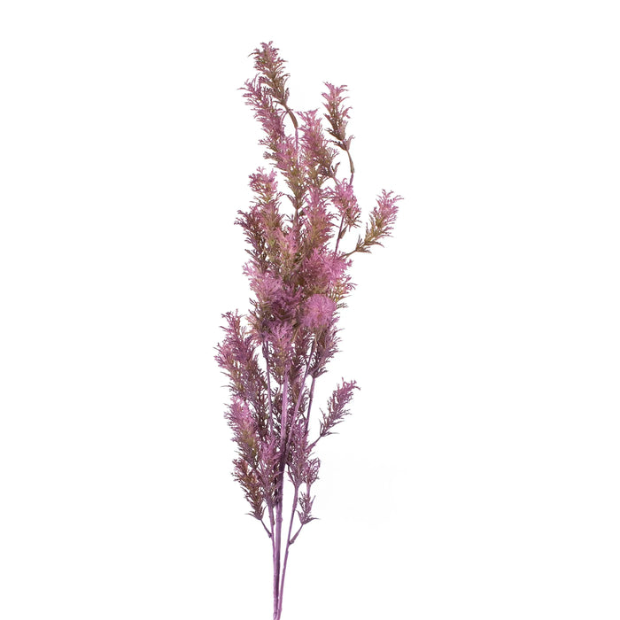 Seidenkunstblume Mist Flower aus Kunststoff – fliederfarben – 100 cm – filigran