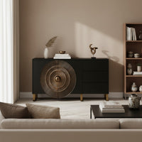 Brass Eclipse Sideboard Gold 150 — festliche Strahlkraft