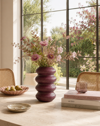 Vase Lily — Fudge aus Recycling-Glas