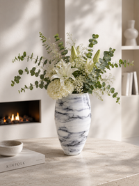 Vase Arctic — Glas Marmor 27 cm