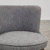 Luke Esszimmerstuhl Stoff Taupe — weiche Wärme
