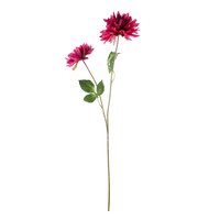 Seidenblume Dahlie in kräftigem Fuchsia – Kunstblume 80 cm – vielseitig für Deko