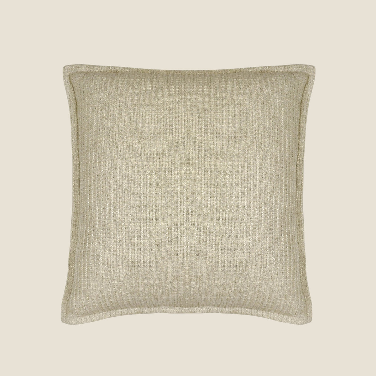 Strickkissen TANE — Cream — 50x50 cm — Wollmix-Optik