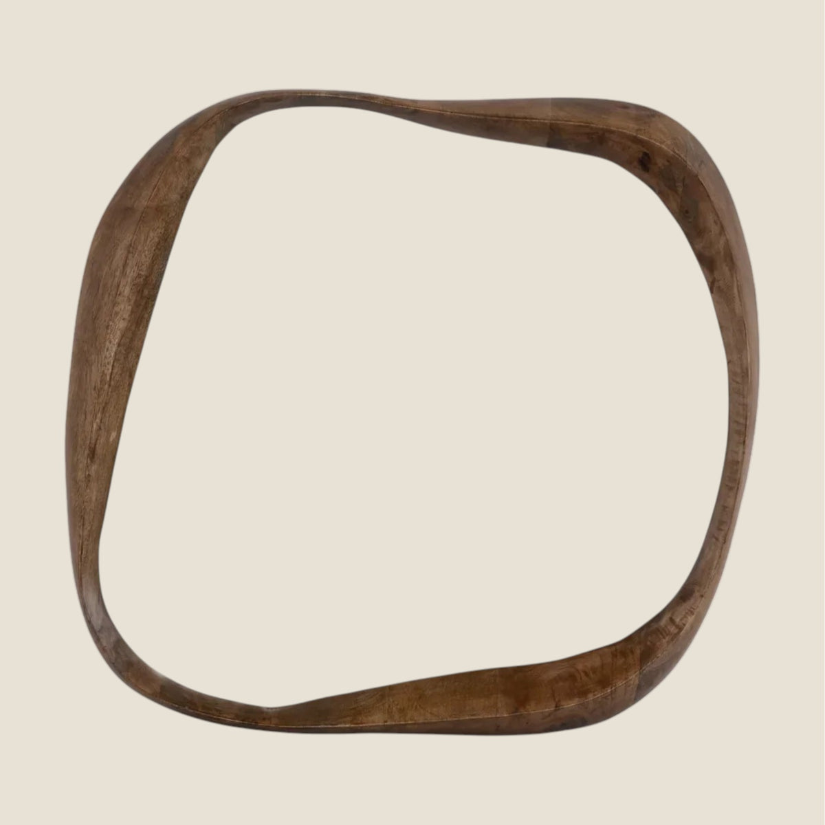 Spiegel Shizu M — Mango-Holz, organische Form