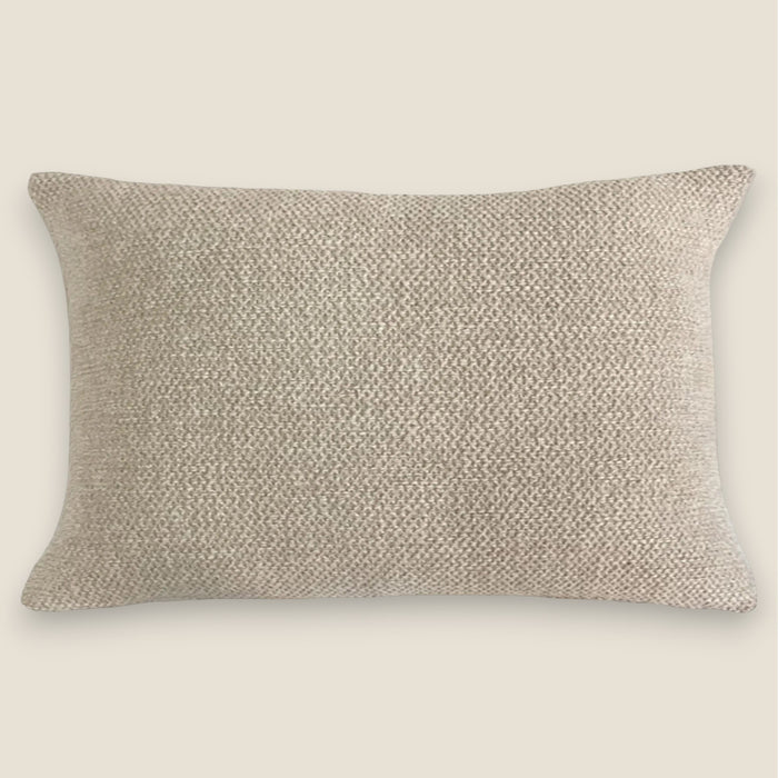 Bouclé Kissen MAHAI — Natural — 36x60 cm — Lendenkissen in Sand