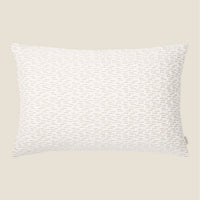 Kissenbezug Olivia — Gesteppt Braun-Ecru 60 × 40 cm
