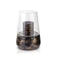 Duftlampe Schwarz — Glas Marmor
