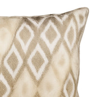 Zierkissen – Ethno-Rautenprint – 50x50 cm – Beige & Sandtöne