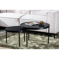 Couchtisch Akazia Noir  (2er-Set)