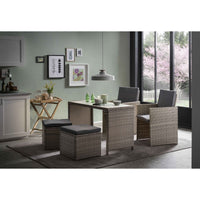Lounge-Set Rattan Elegance – Exklusive Gartengarnitur mit 9 Elementen