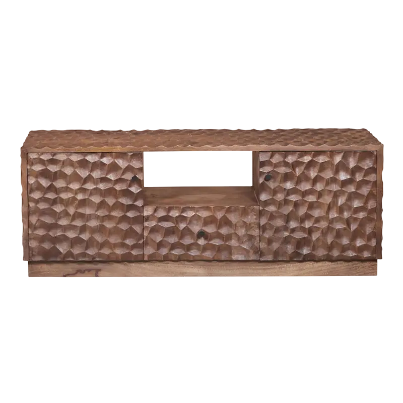 Lowboard aus Mangoholz – dunkelbraun – 145×40×55 cm – modern & handgefertigt