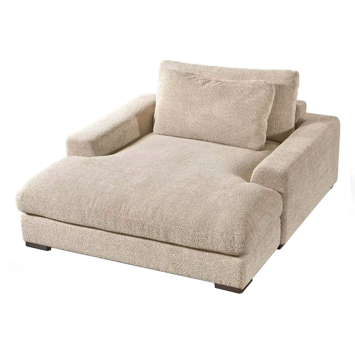 Daybed-Sofa aus Strukturstoff – extra breit & gemütlich – 166×179×91 cm – modernes Design