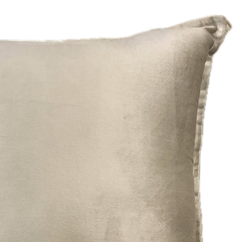 Velvet Kissen AMY — Champagner — 50x50 cm — weich & schimmernd