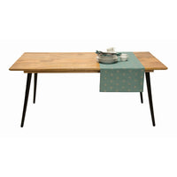 Esstisch Soho Elegance – Mangoholz & Metall im modernen Design