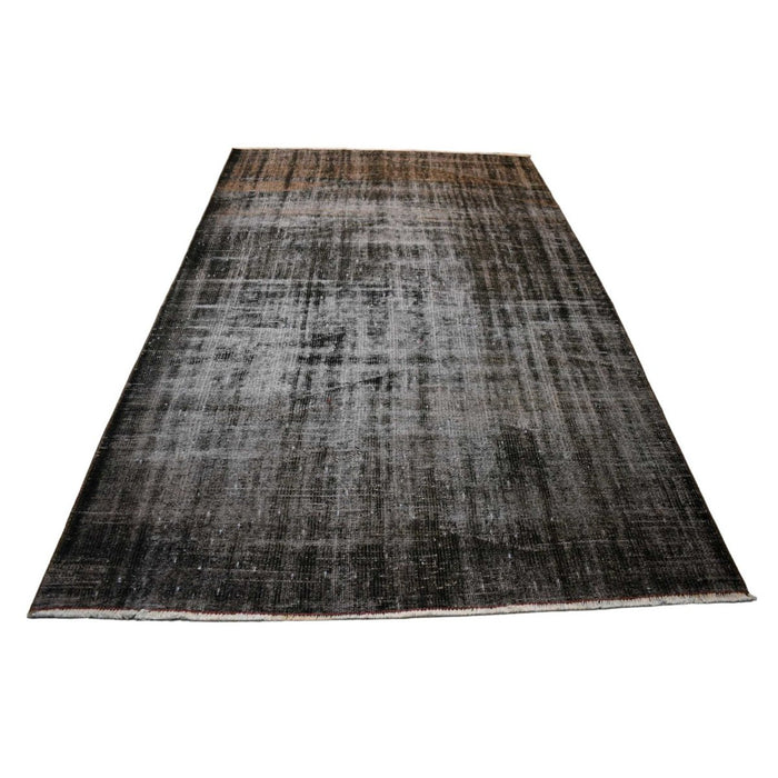 Teppich Vintage schwarz  – 262 x 156 cm HANDGEFERTIGT