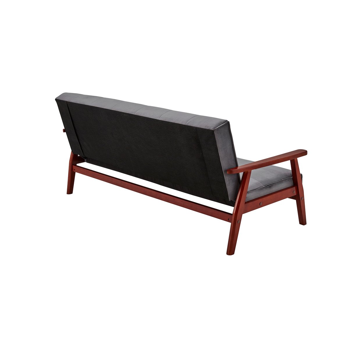 Schlafsofa „Nordic Comfort“ – Skandi-Design mit Samt & Massivholz