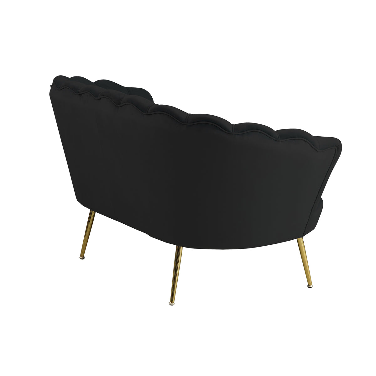 Muschelsofa aus Samt – Lounge-Design & Sitzkissen – 136×78 cm – in 4 Farben