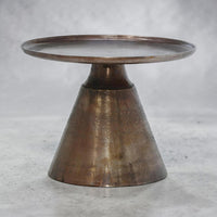 Dani Couchtisch Aluminium Oxyburned Ø58 — vintage Seele