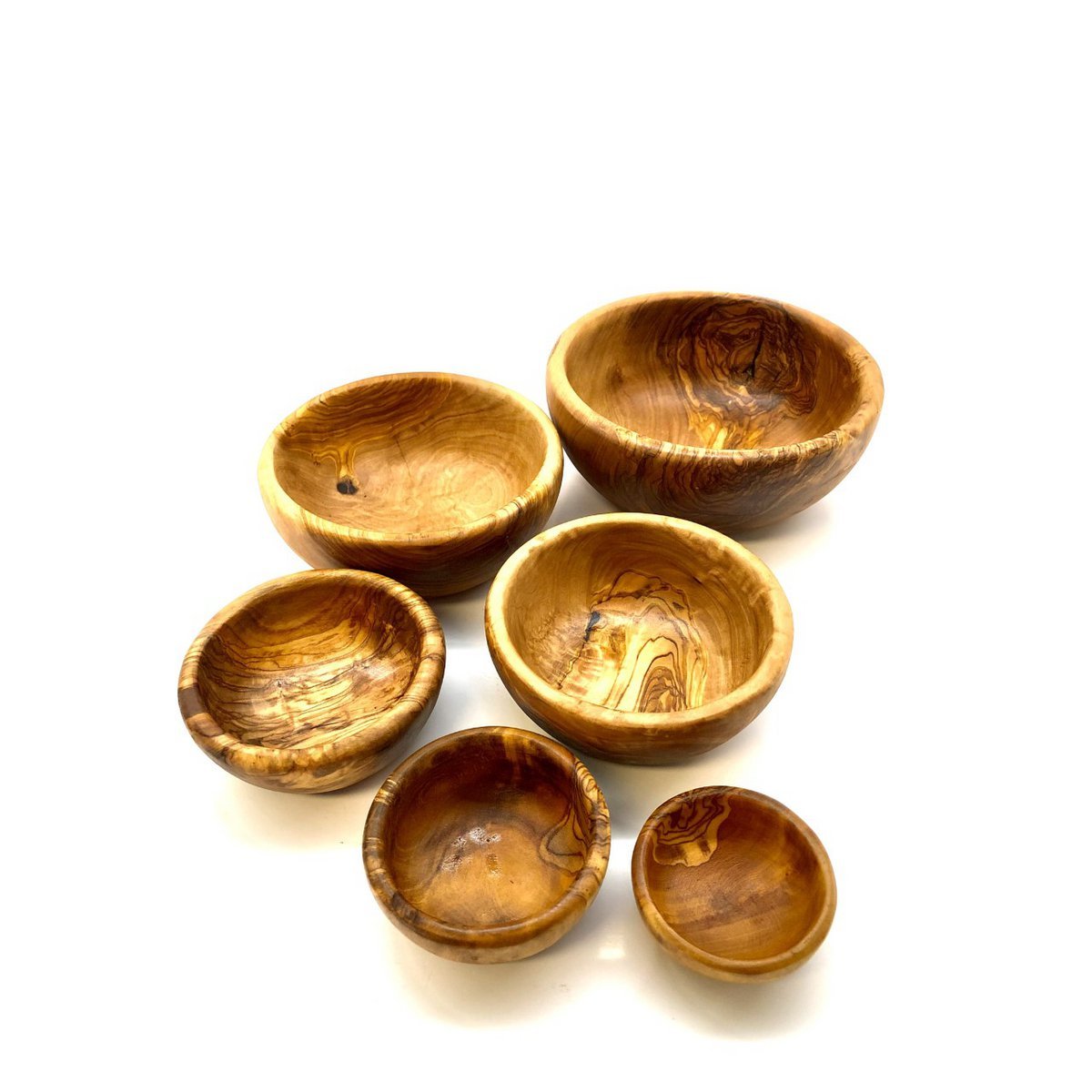 Schalenset aus Olivenholz – Natürlich, nachhaltig, praktisch