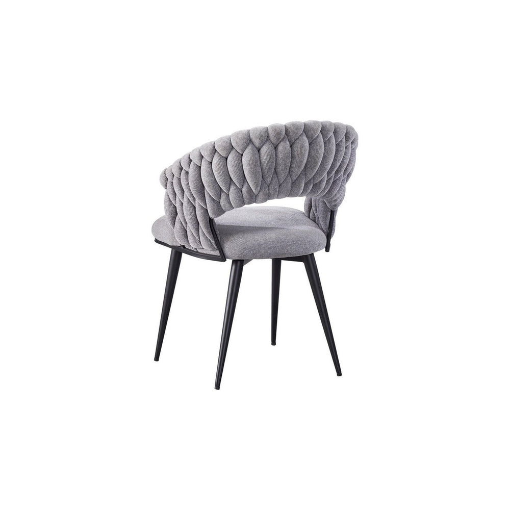 Esszimmerstuhl Wave Braided – Geflochtenes Design trifft modernen Komfort (2er-Set) - Veto Home
