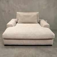 EVIA Daybed Bouclé Beige — Insel zum Versinken