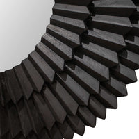 Großer Wandspiegel mit schwarzem Holzrahmen – Colmore Design (131 cm)