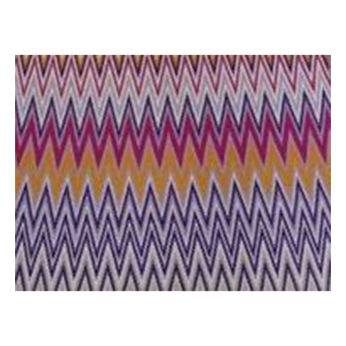 Überwurf aus Baumwollmischung – Chevron-Muster in Pink & Lila – 130x170 cm – vielseitig & modern