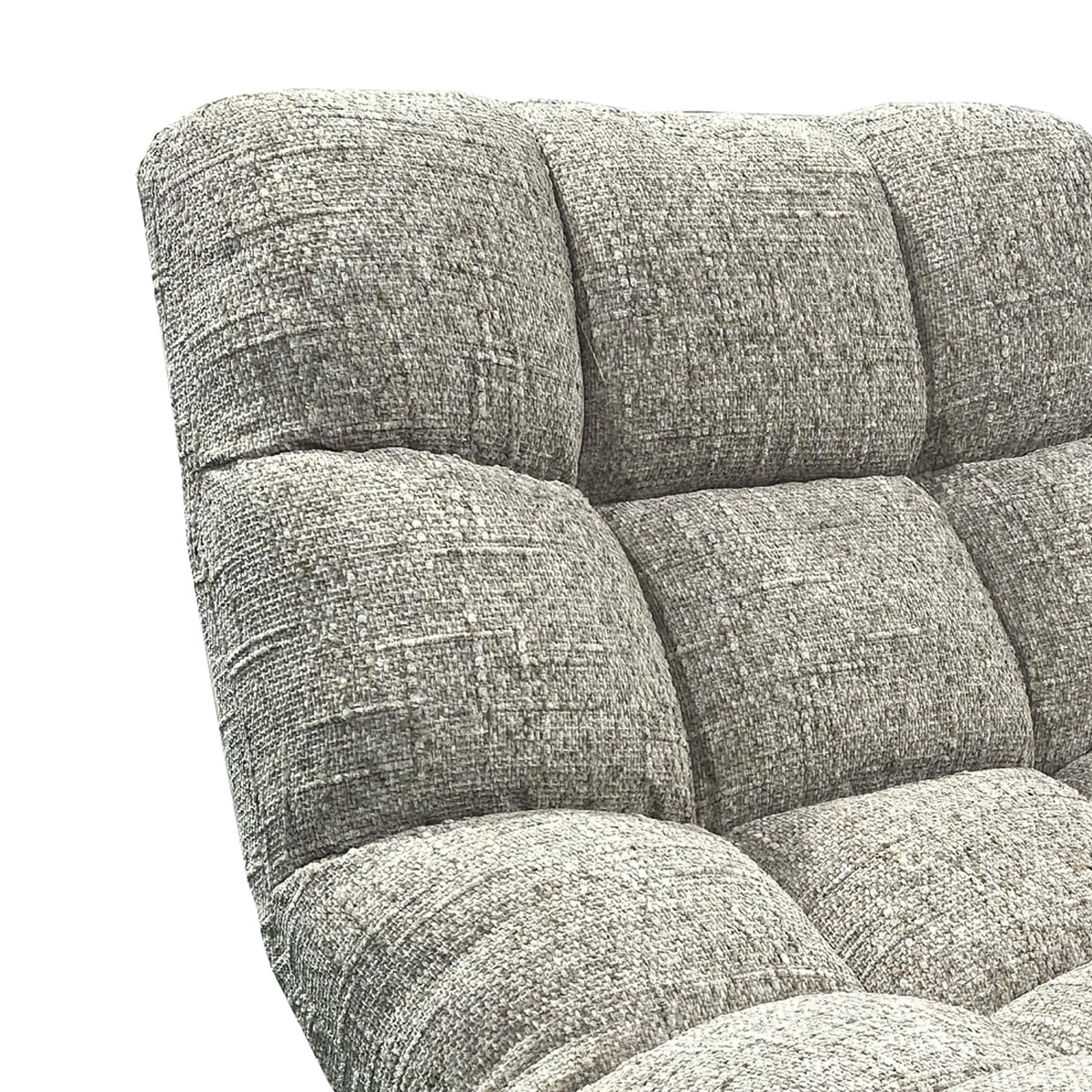 Lounge-Sessel mit Drehgestell – Beige oder khaki – 77 x 93 cm – weich gepolstert & modern
