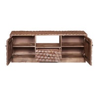 Lowboard aus Mangoholz – dunkelbraun – 145×40×55 cm – modern & handgefertigt