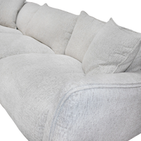 KEN Ecksofa Cremeweiß 278×278 — weiche Wohnlandschaft