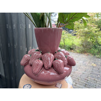 Vase Erdbeere - handmade