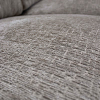 2-Sitzer Sofa in Grau-Beige aus Strukturstoff – weicher Bezug – 186 × 100 × 85 cm – modernes Design