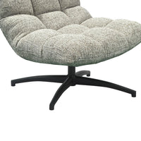 Lounge-Sessel mit Drehgestell – Beige oder khaki – 77 x 93 cm – weich gepolstert & modern