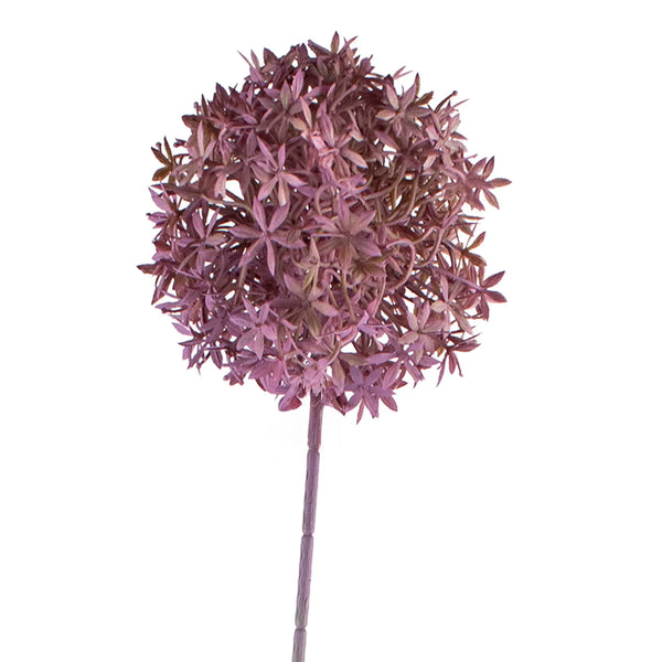 Seidenblume Allium in sanftem Lila – Kunstblume 75 cm