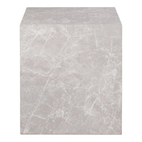🔲 Eleganter Beistelltisch in Marmoroptik – Kompakt – 40x45 cm – Modernes Design