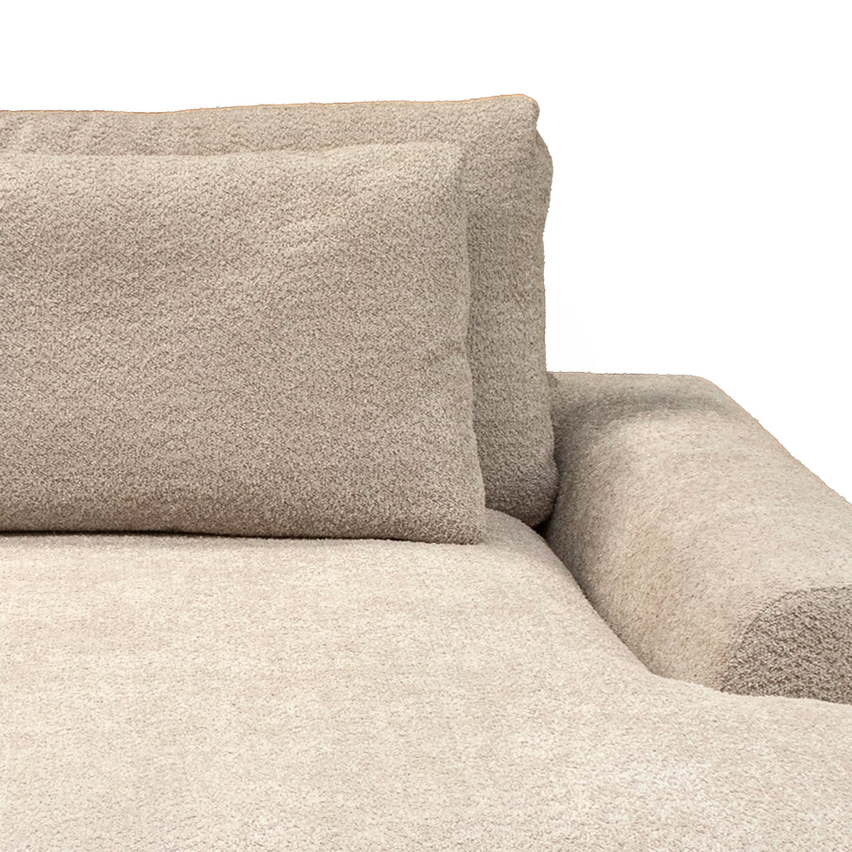 Daybed-Sofa aus Strukturstoff – extra breit & gemütlich – 166×179×91 cm – modernes Design