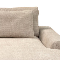 Daybed-Sofa aus Strukturstoff – extra breit & gemütlich – 166×179×91 cm – modernes Design