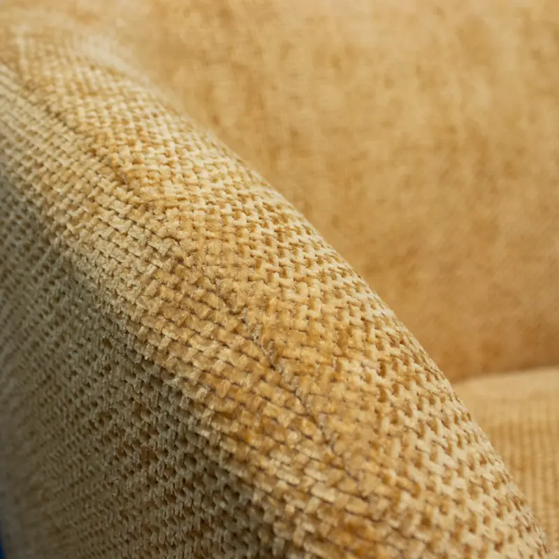 Drehbarer Sessel aus Bouclé – skulpturale Form – 78x81x77 cm – 4 Farben