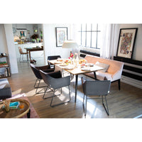 Esstisch Soho Elegance – Mangoholz & Metall im modernen Design