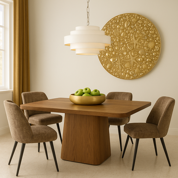 Hängelampe aus Eisen in Weiß – stufenförmiges Design – Ø 77 cm – modern & zeitlos