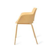 Moderner Gartenstuhl aus Kunststoff – stapelbar & wetterfest – ergonomisch & leicht – für Balkon oder Terrasse – in 4 Farben erhältlich