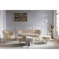 Sitzpouf „Mila“ – Glamour trifft Komfort