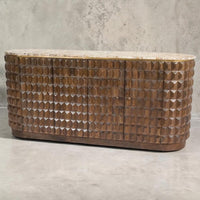 Graz Sideboard dunkles Holz 154 — warme Großzügigkeit