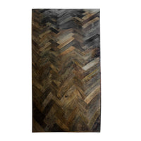 Herringbone Esstisch Mango Natur 200x90 — handwerkliche Struktur
